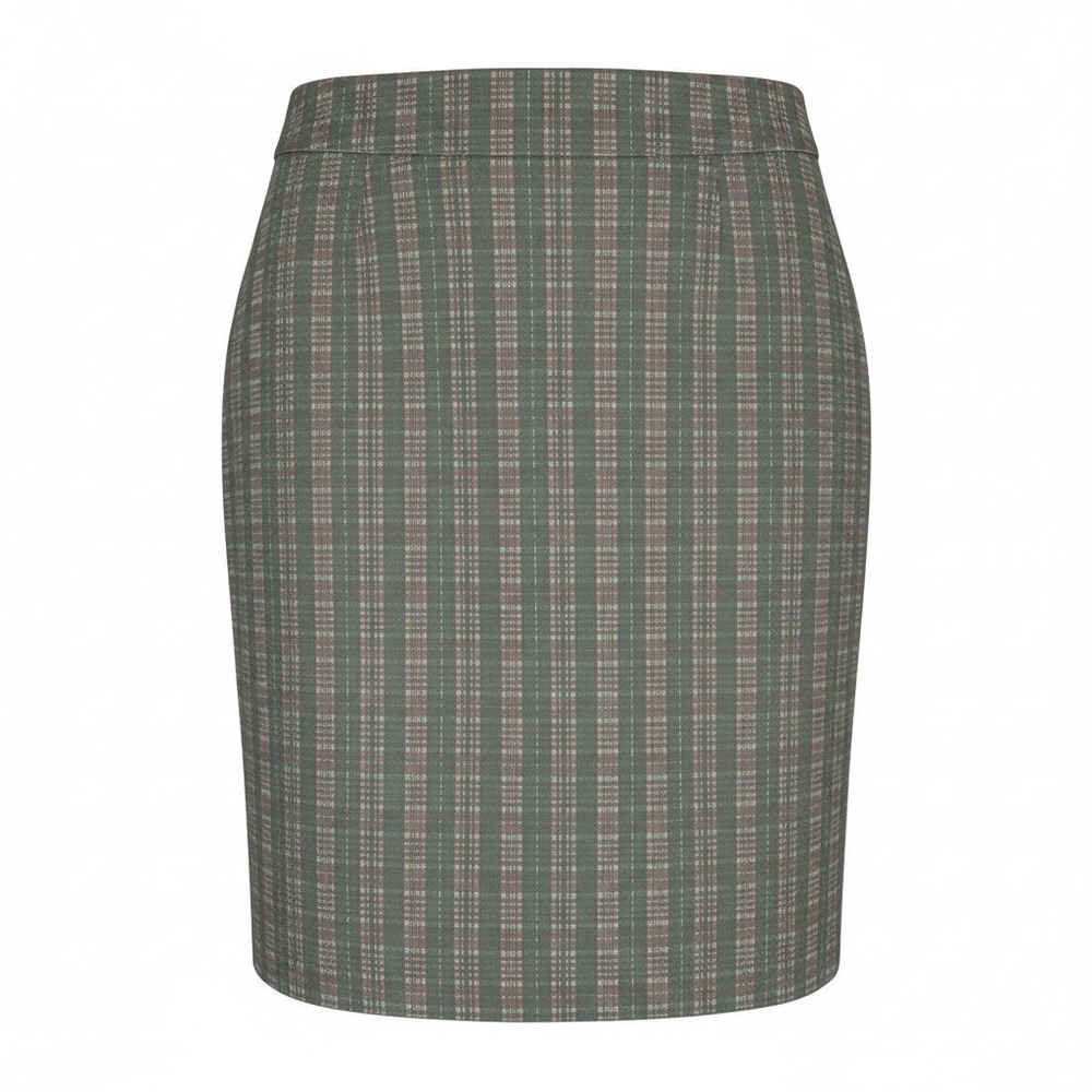 Nine West Plaid Work Pencil Skirt Business Office Size 14‎ Dark Academia NEW